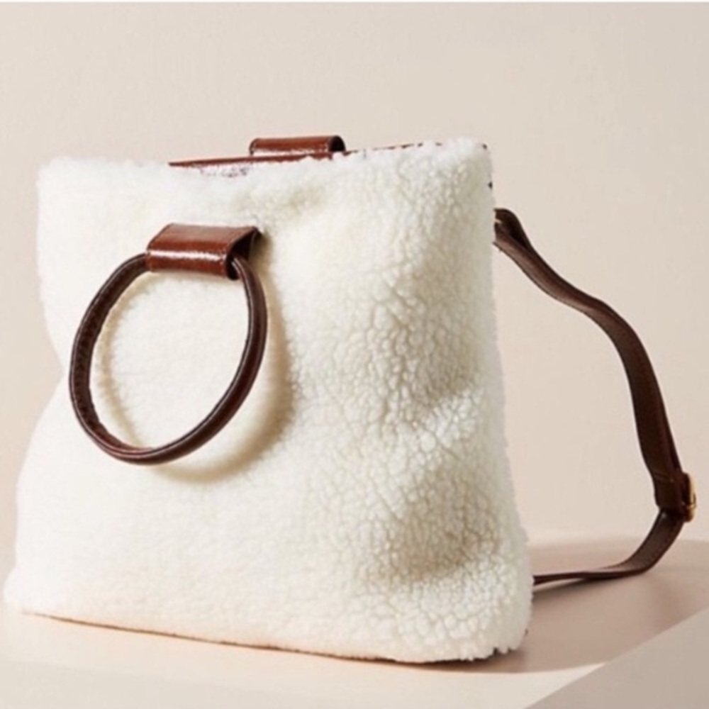 New-Anthropologie Sherpa Bag